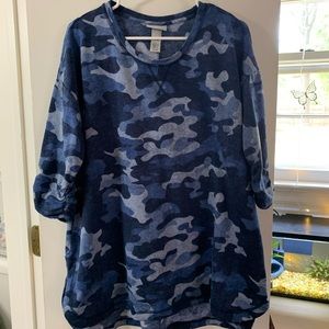 Blue Camo Shirt